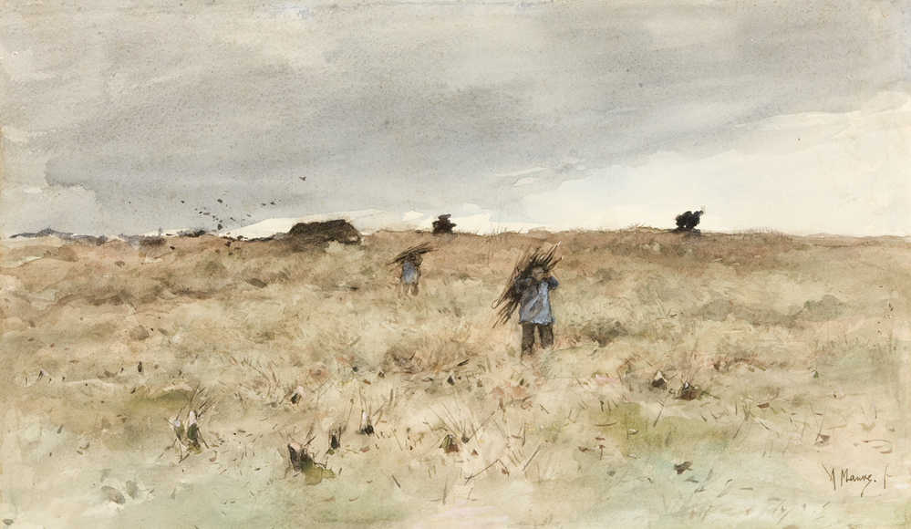 Sprokkelaars op de heide