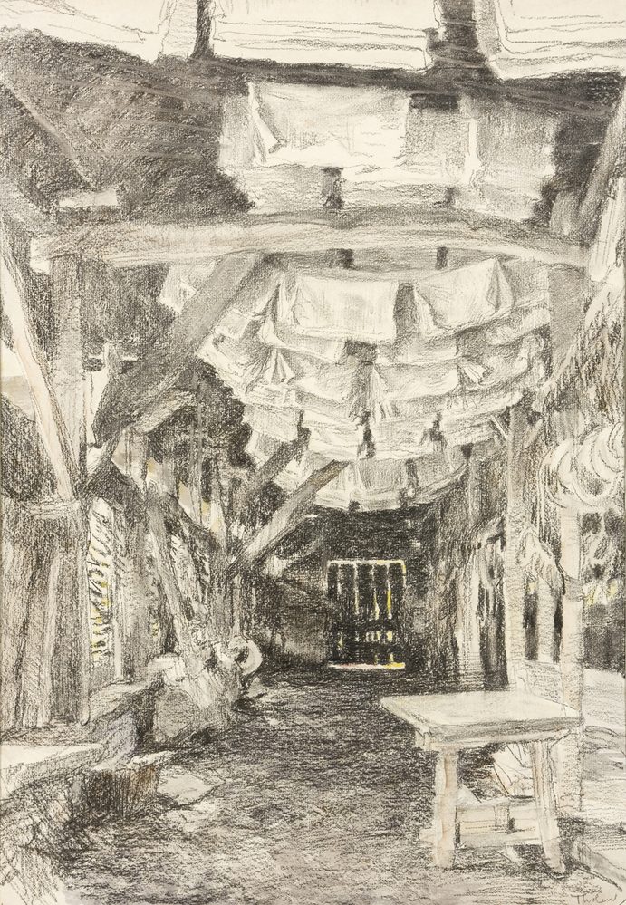 Droogschuur papierfabriek de 'Stinkmolen', Apeldoorn