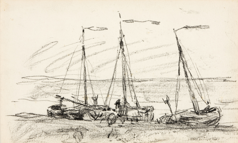 Schuiten op het strand van Scheveningen