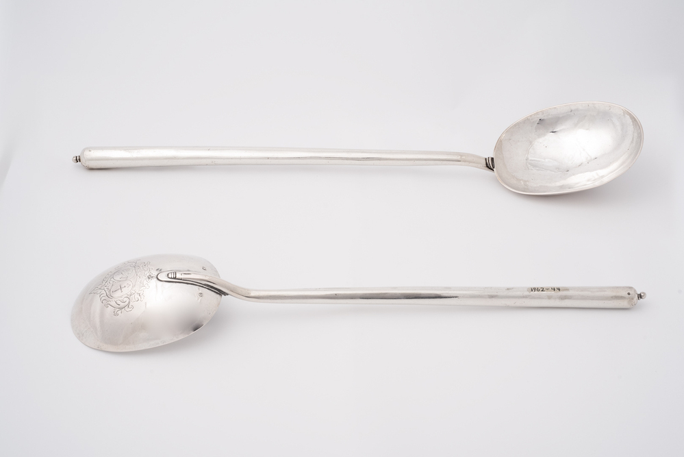 Potagielepel van zilver