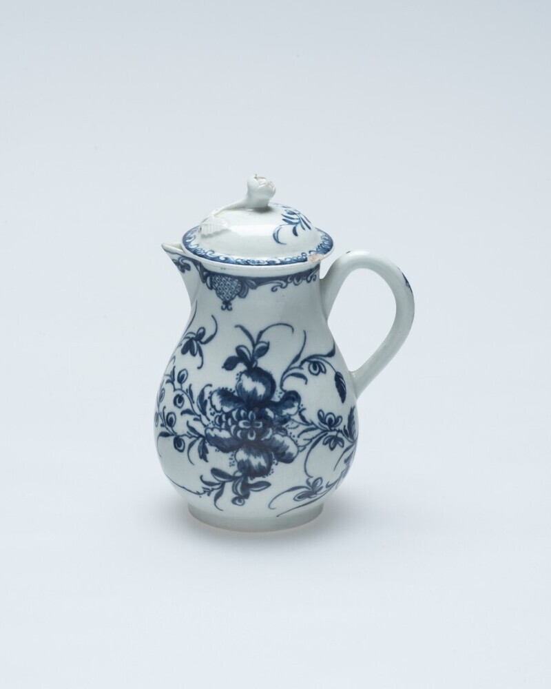 Melk- of roomkan met deksel