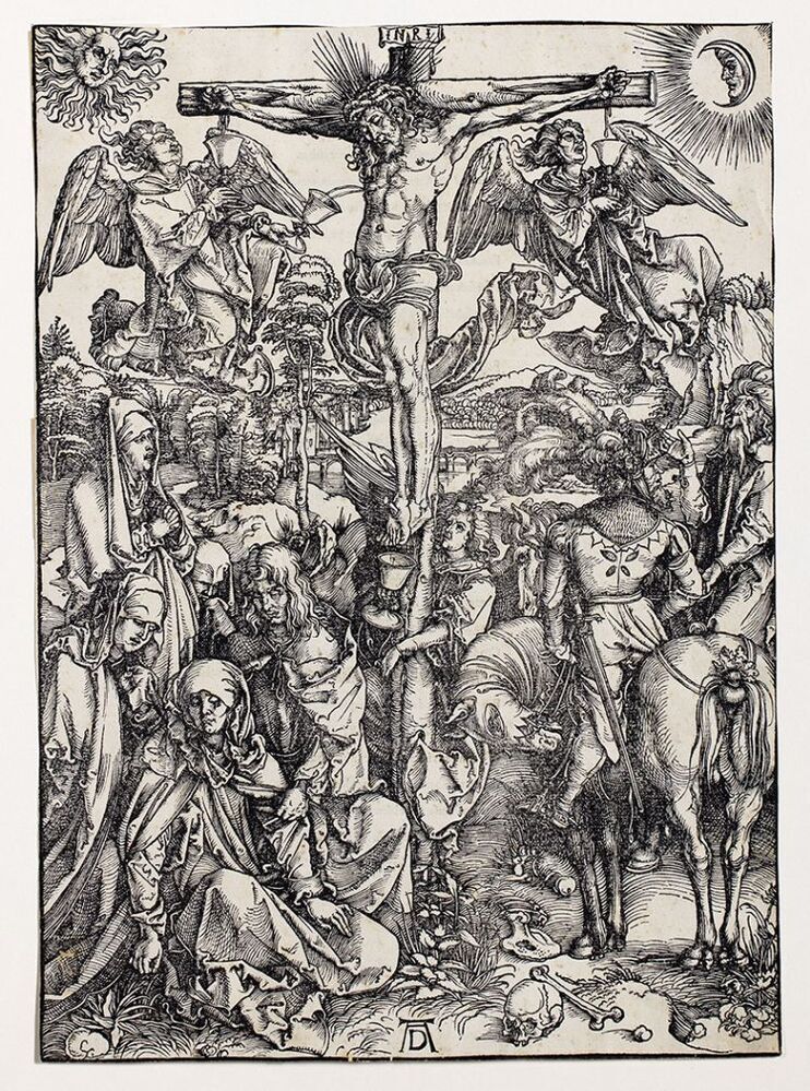 De kruisiging (serie "Grosse Passion')