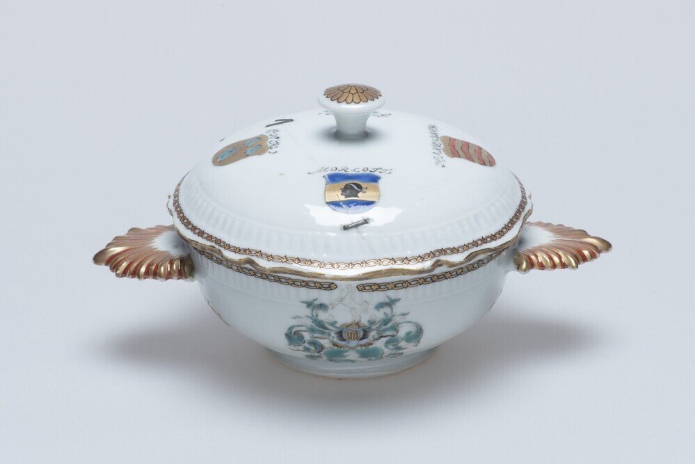 Feith servies, dekselkom