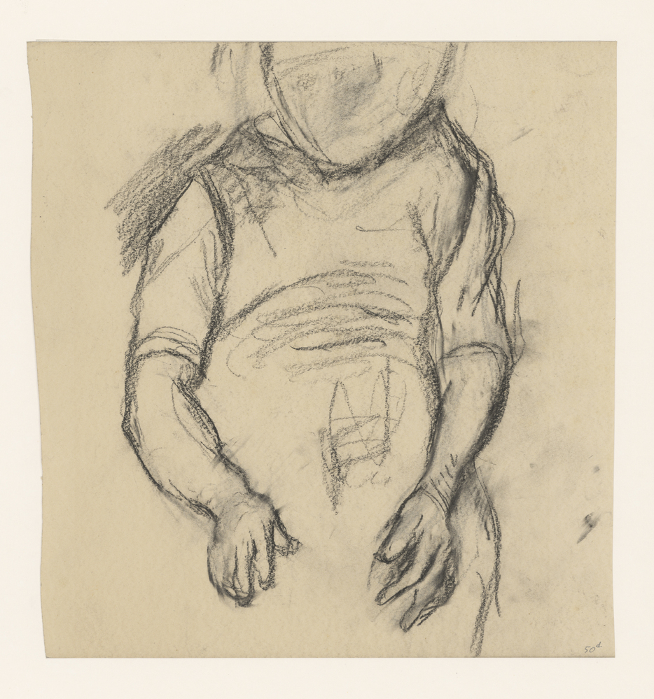 Studie van een klein meisje