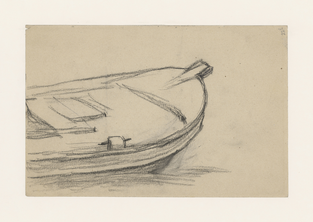 Voorstuk van een schuit