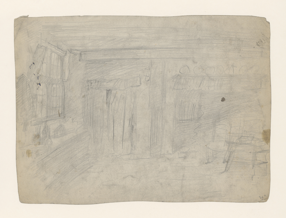 Interieur met schouw