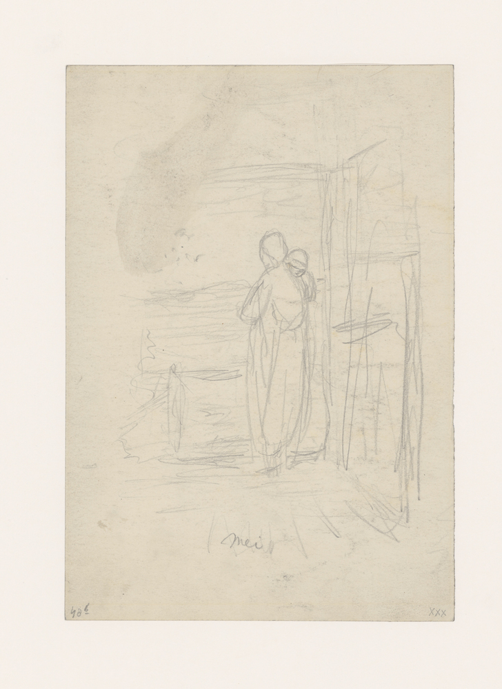 Vrouw met kind op de arm