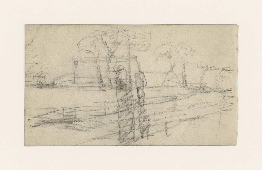 Twee personen in gesprek op buitenweg