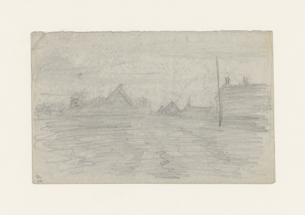 Landschap met boerderijen