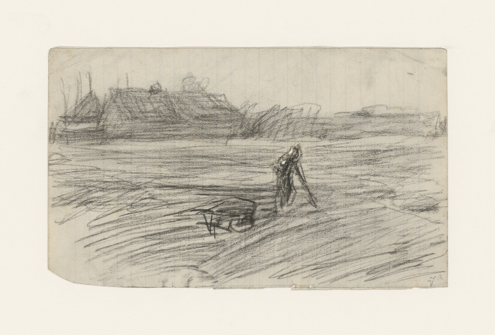 Landschap met boerderij