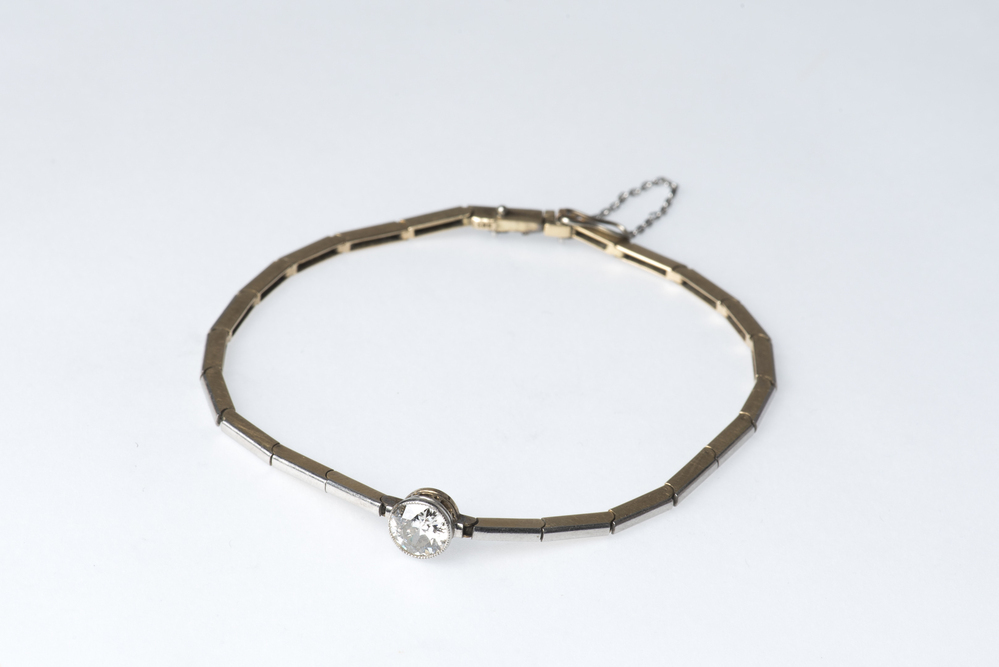 Gouden schakelarmband