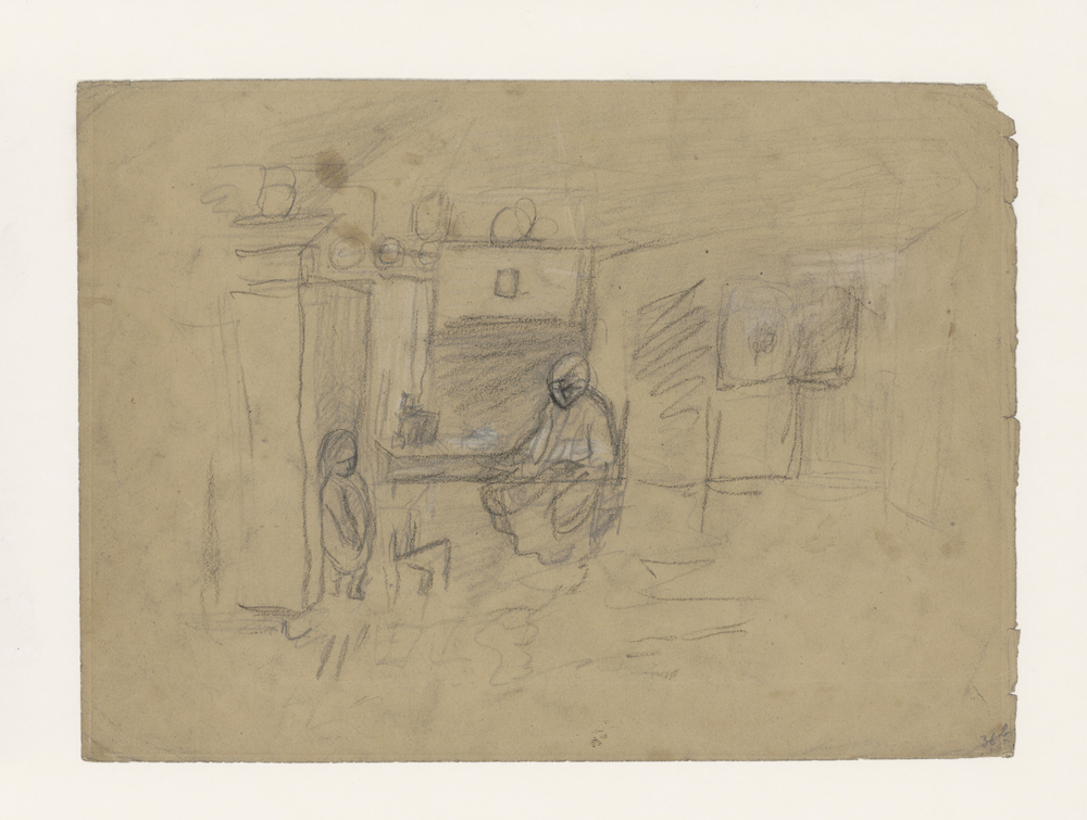 Landschap met boerenhuis