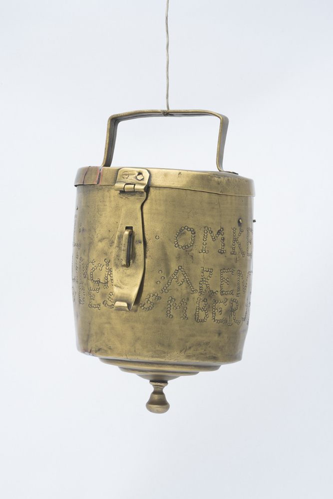 Collectebus van messing