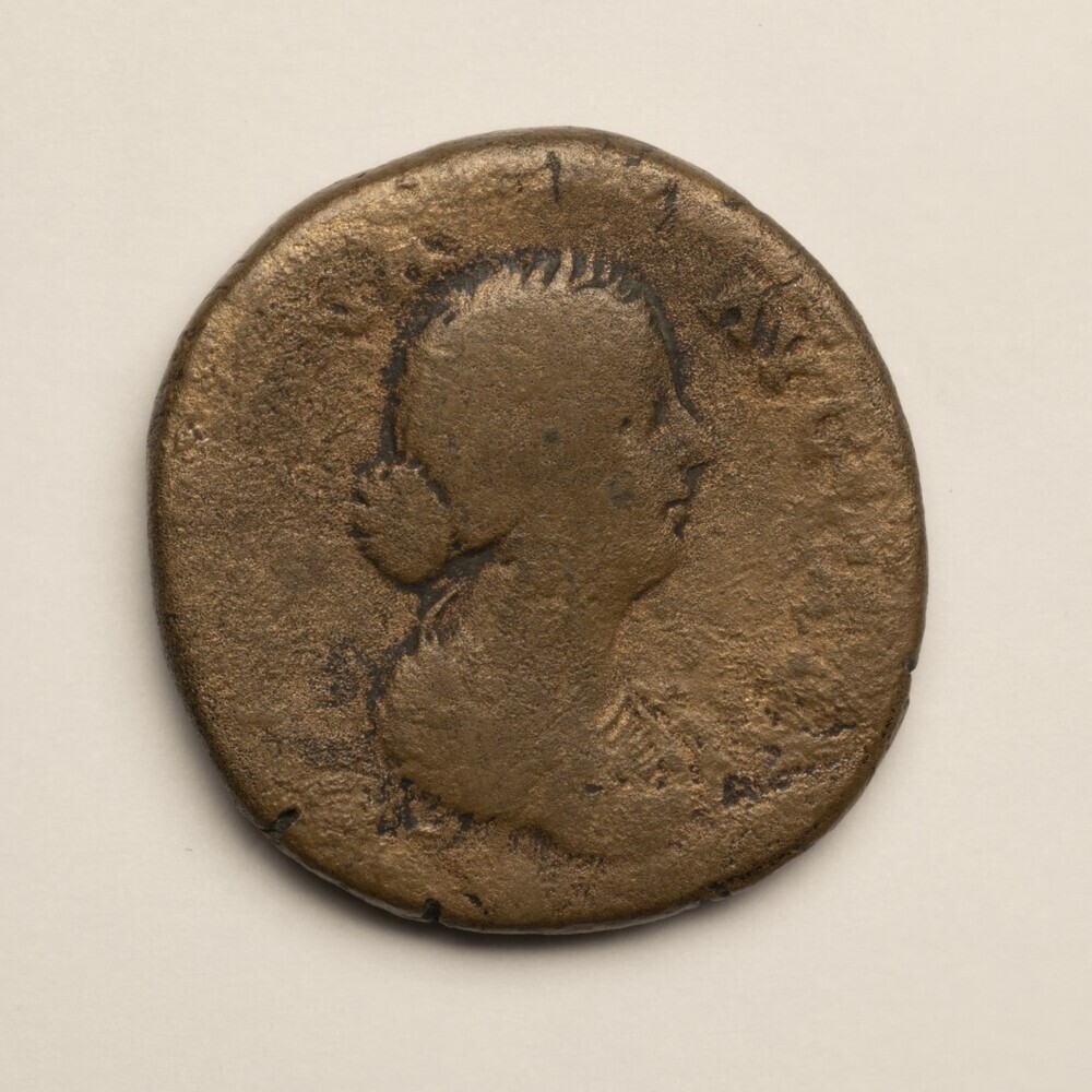 Sestertius, Marcus Aurelius, Faustina Jr. (Groningen)