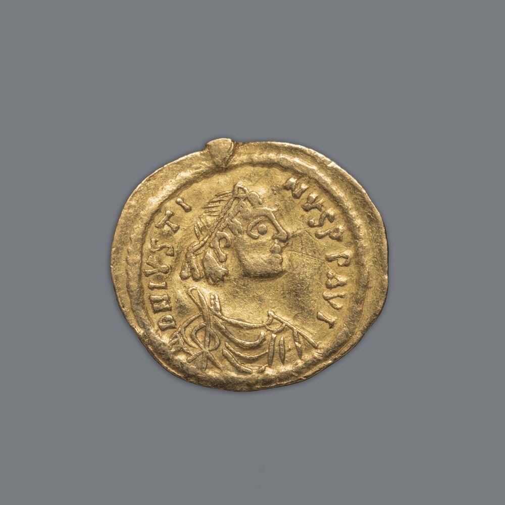 Tremissis of Trient, Justinus I, Byzantijnse Rijk