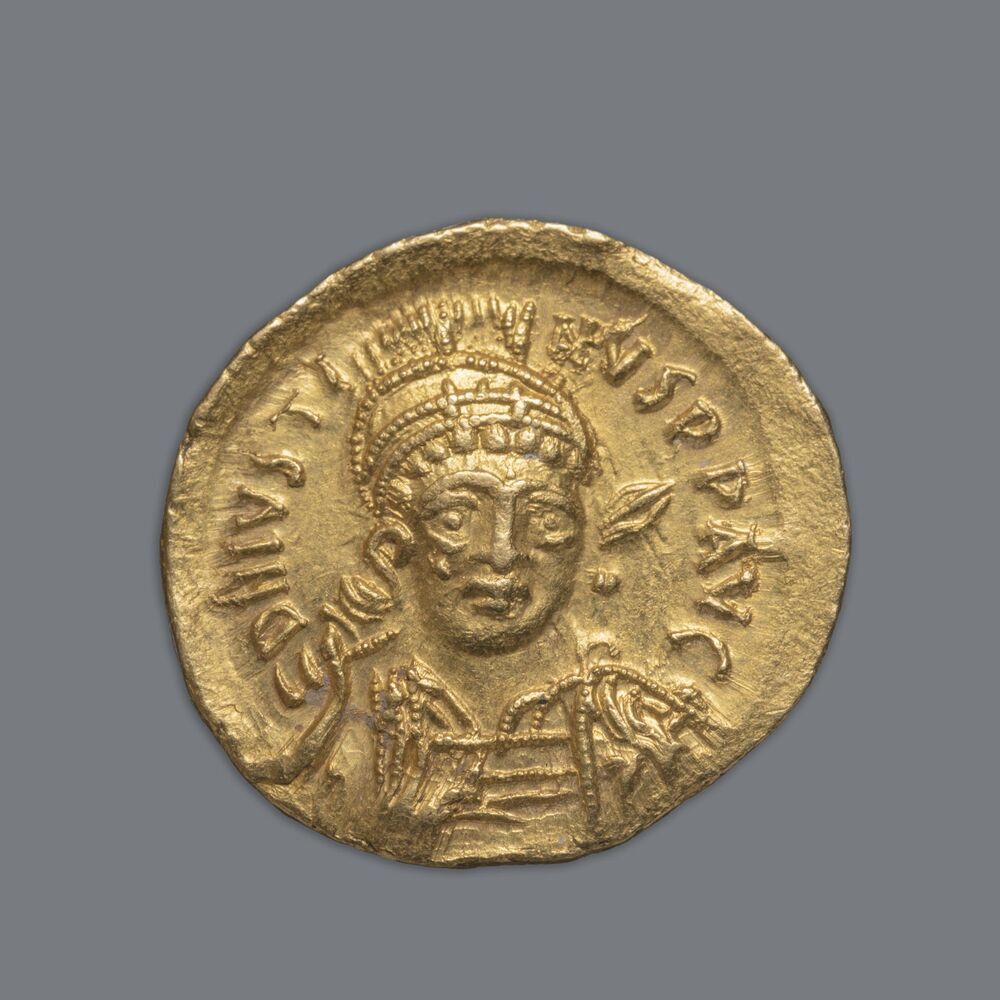 Solidus, Justinus I, Byzantijnse Rijk
