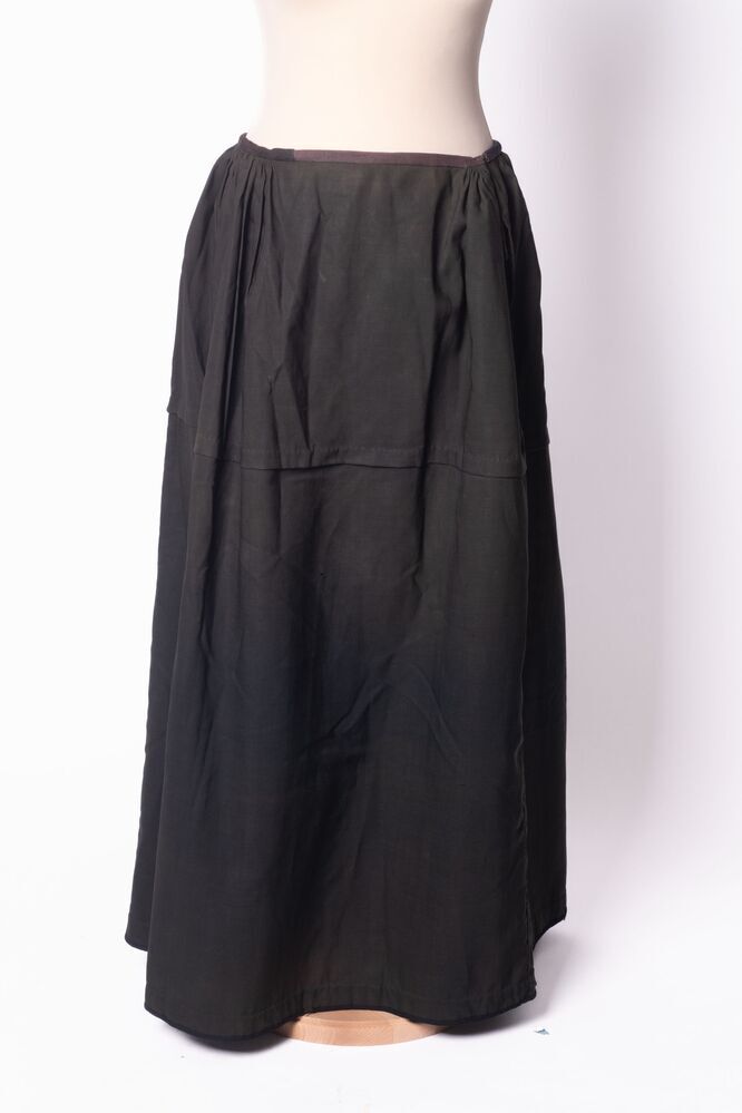 Donkergroene/zwarte onderrok