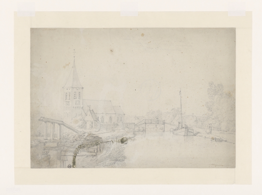 Kerk en vaart te Zuidwolde zz