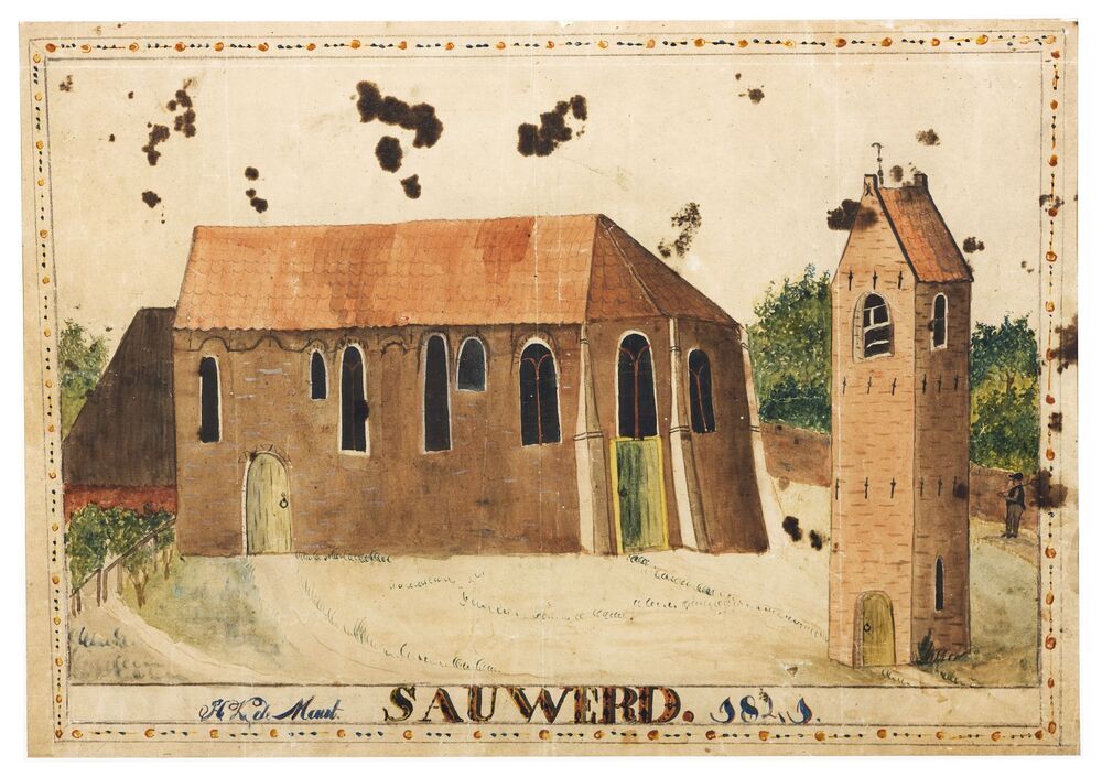 De kerk te Sauwerd