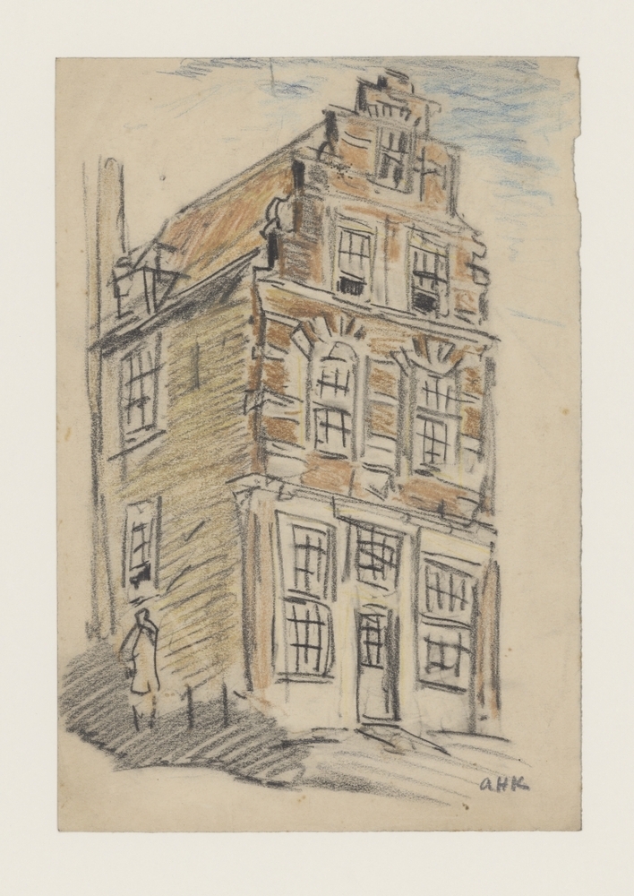 Oud huis met trapgevel