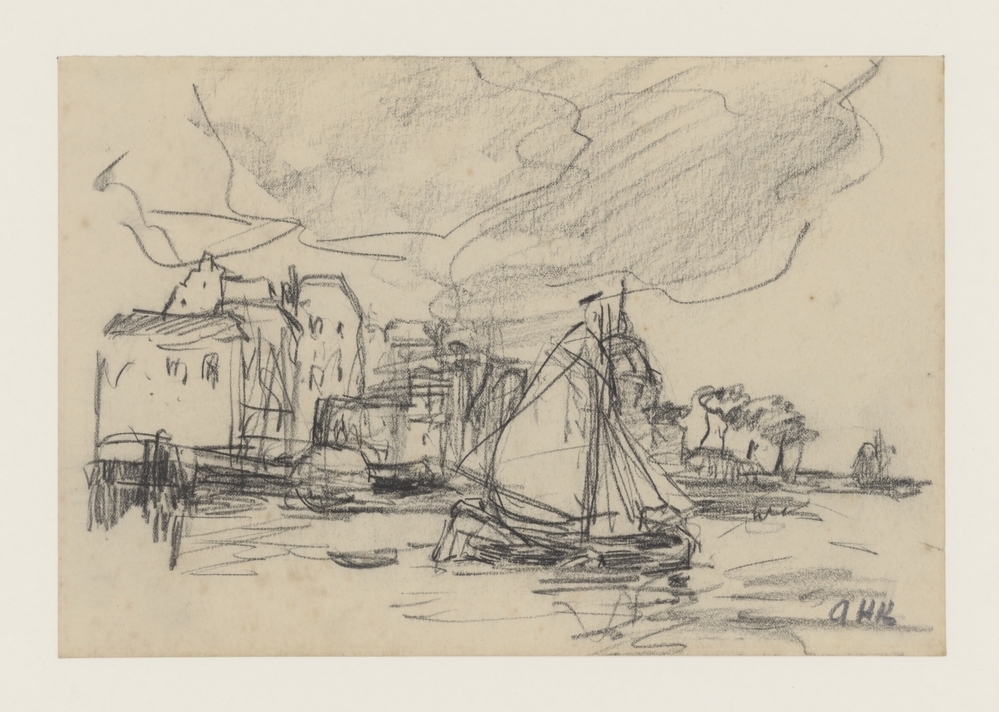 Zeilschip in de vaart