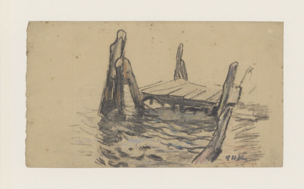 Vlonder in het water