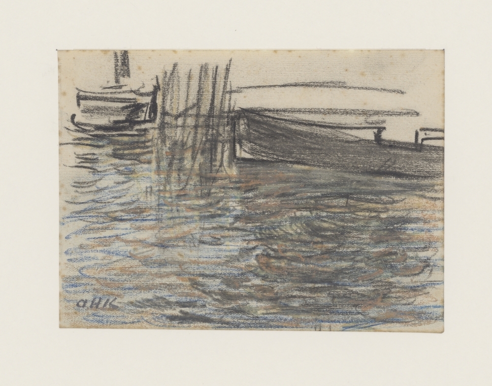 Water met twee boten