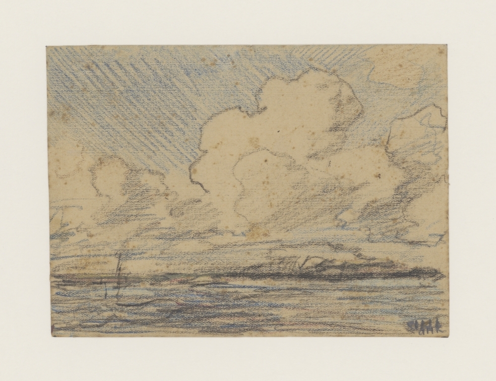 Water en wolkenpartij