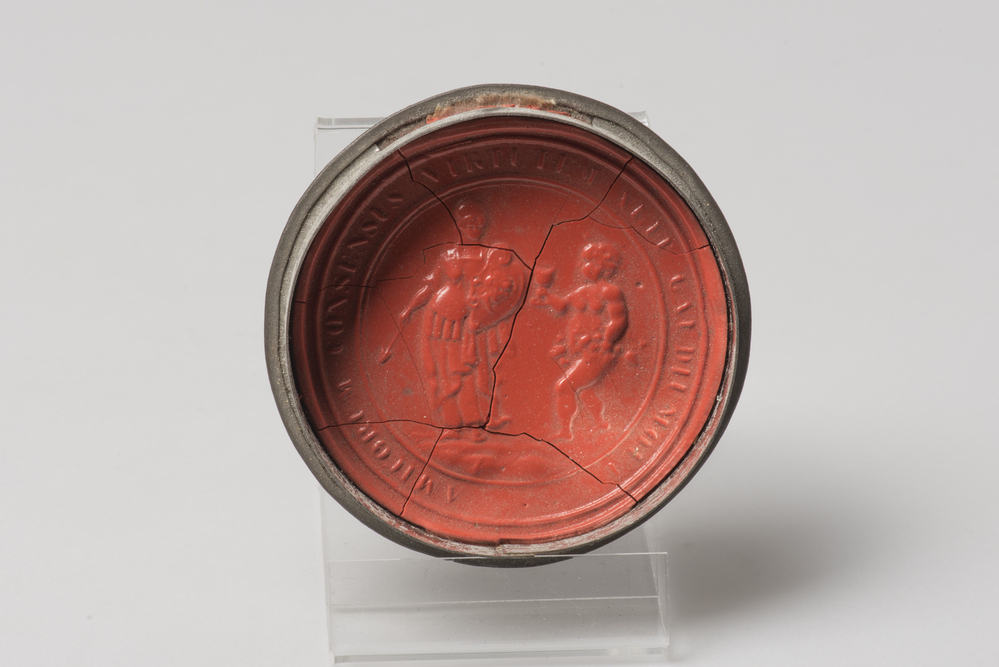 Lakzegel van de senaat van het Utrechtse studentencorps