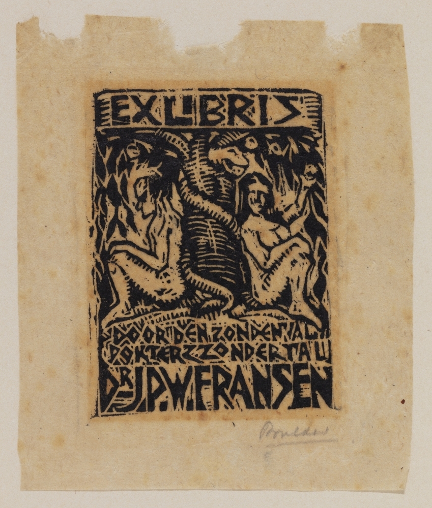 Ex-libris dr J.P.W. Fransen