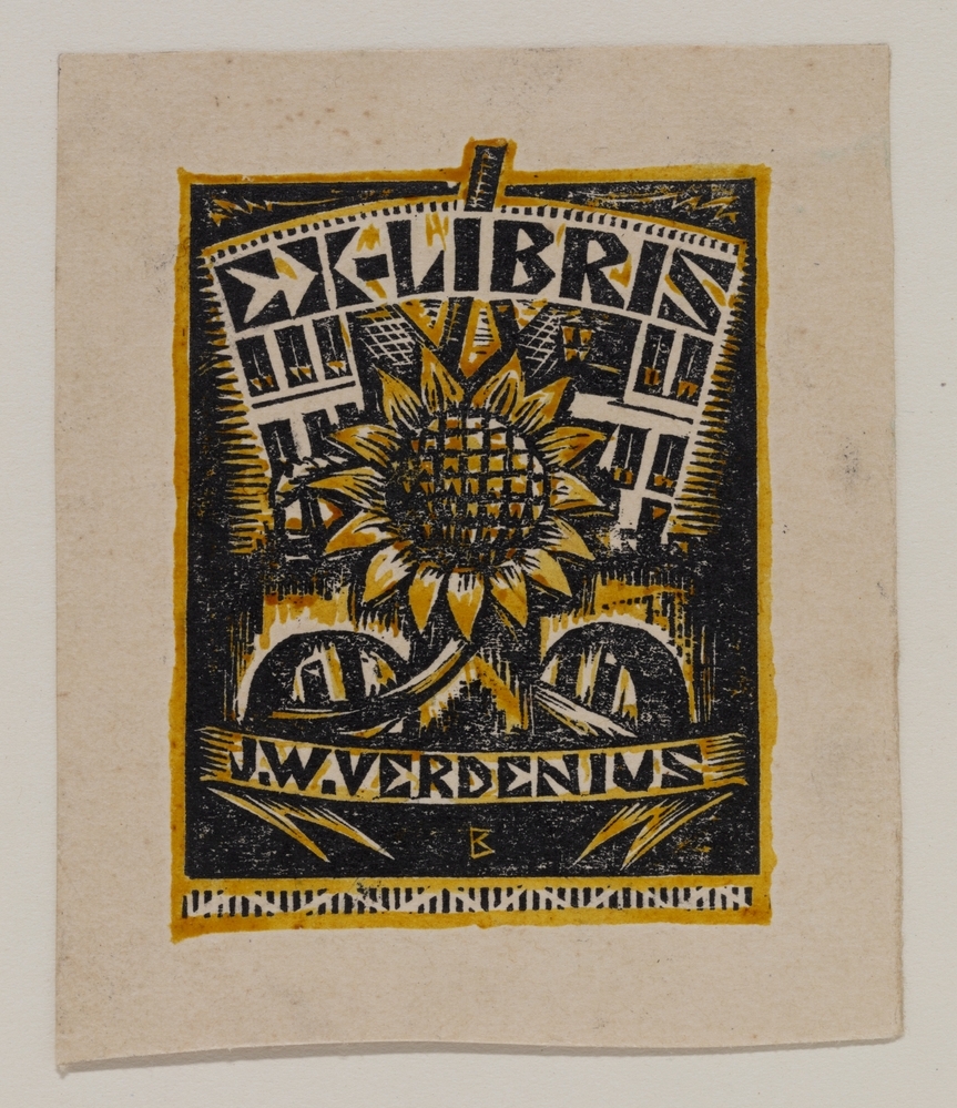 Ex-libris J.W. Verdenius