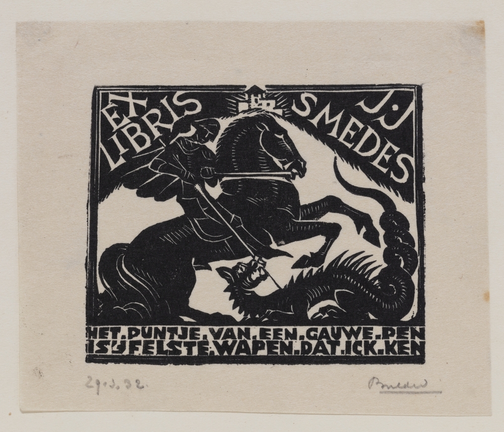 Ex-libris J.J. Smedes