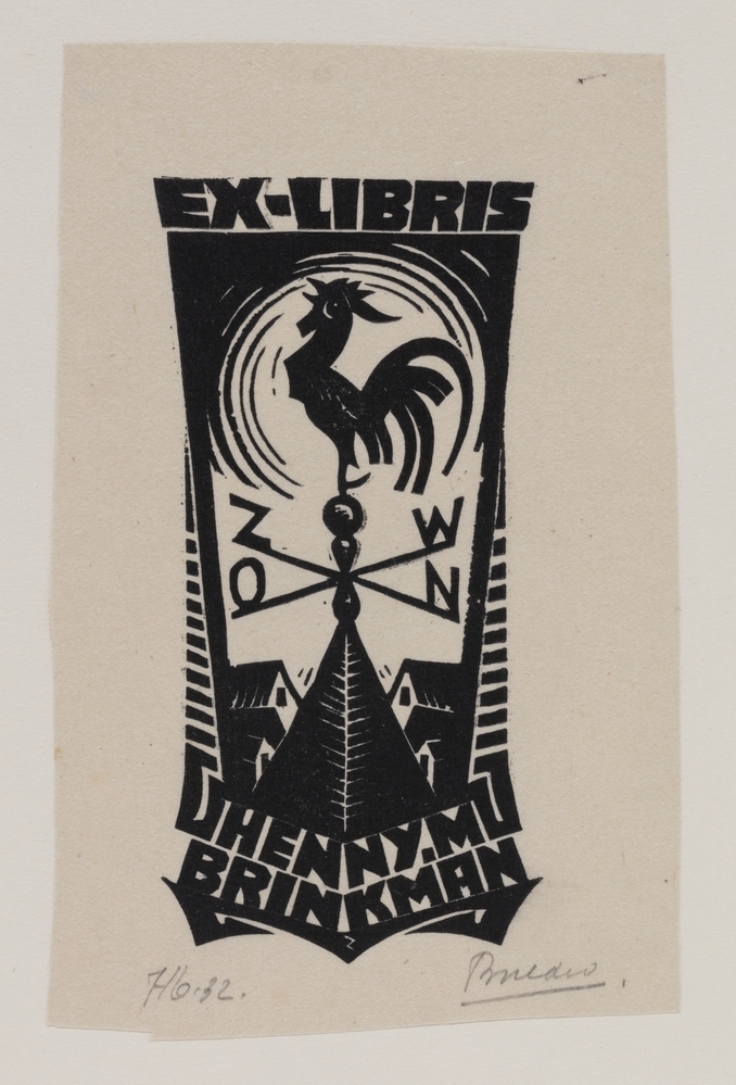 Ex-libris Henny M. Brinkman