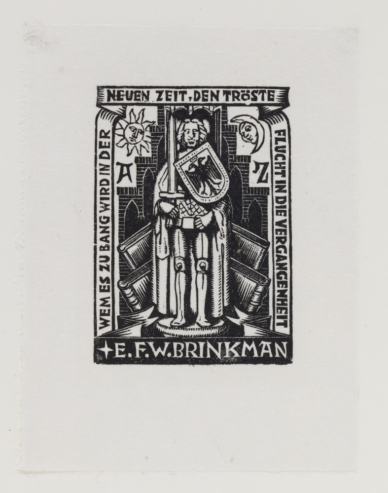 Ex-libris E.F.W. Brinkman
