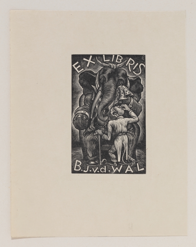 Ex-libris B.J. v.d. Wal