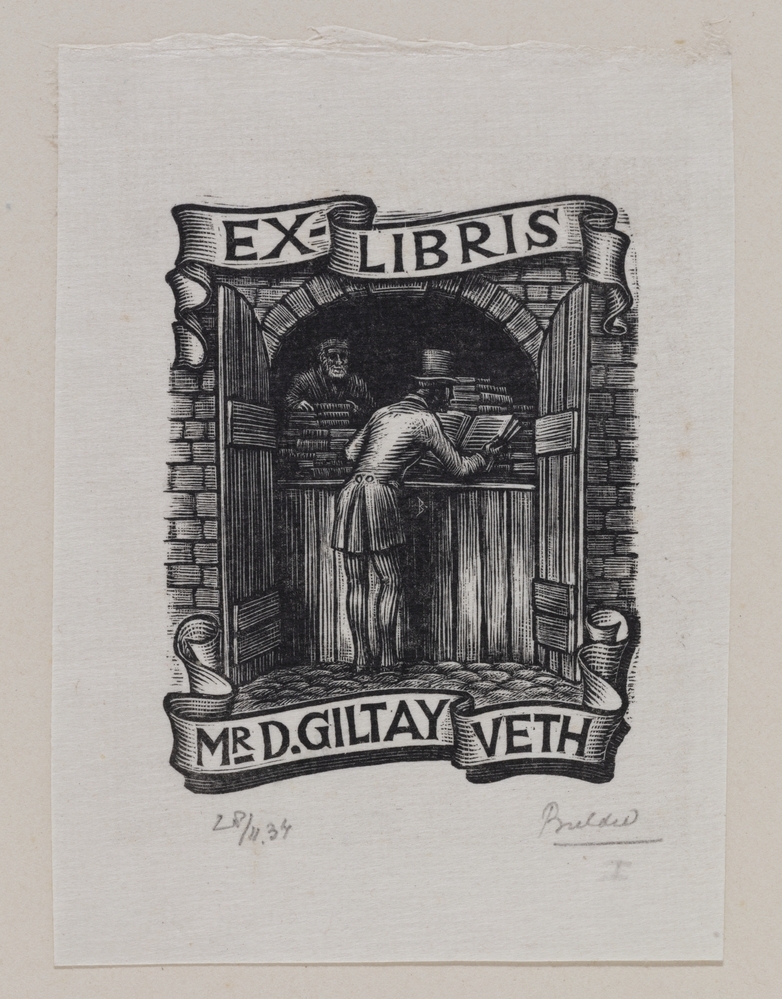 Ex-libris mr D. Giltay Veth