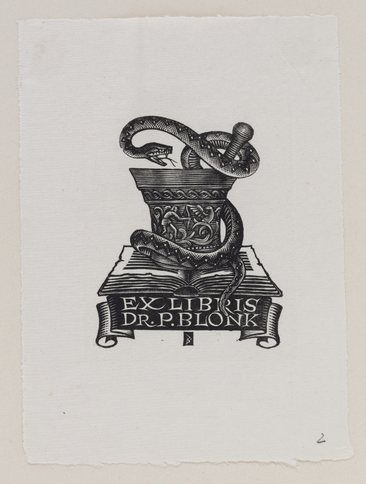 Ex-libris dr P. Blonk
