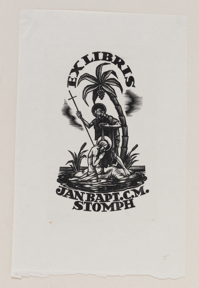 Ex-libris Jan Bapt. C.M. Stomph