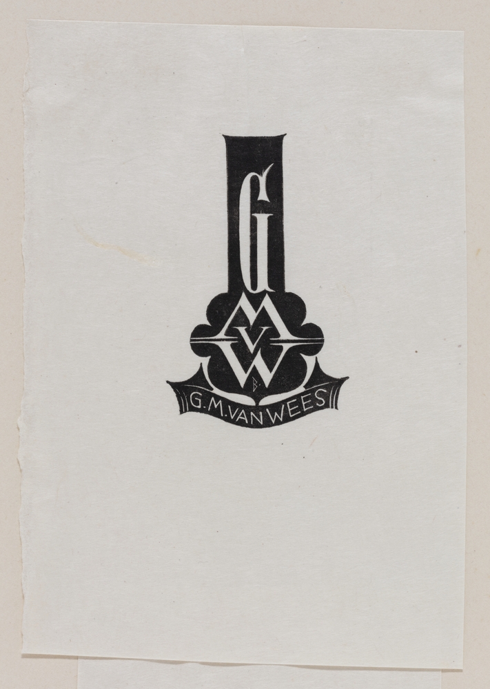 Ex-libris G.M. van Wees