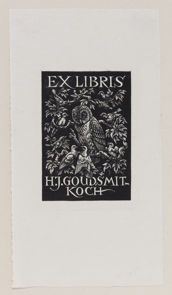 Ex-libris H.J. Goudsmit-Koch