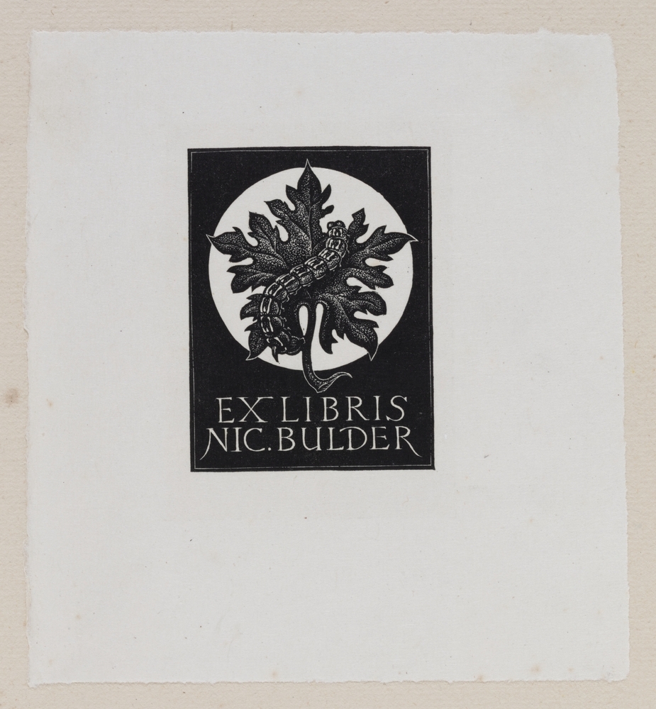 Ex-libris Nic. Bulder