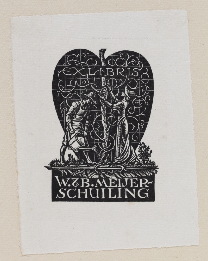 Ex-libris W. & B. Meijer-Schuiling