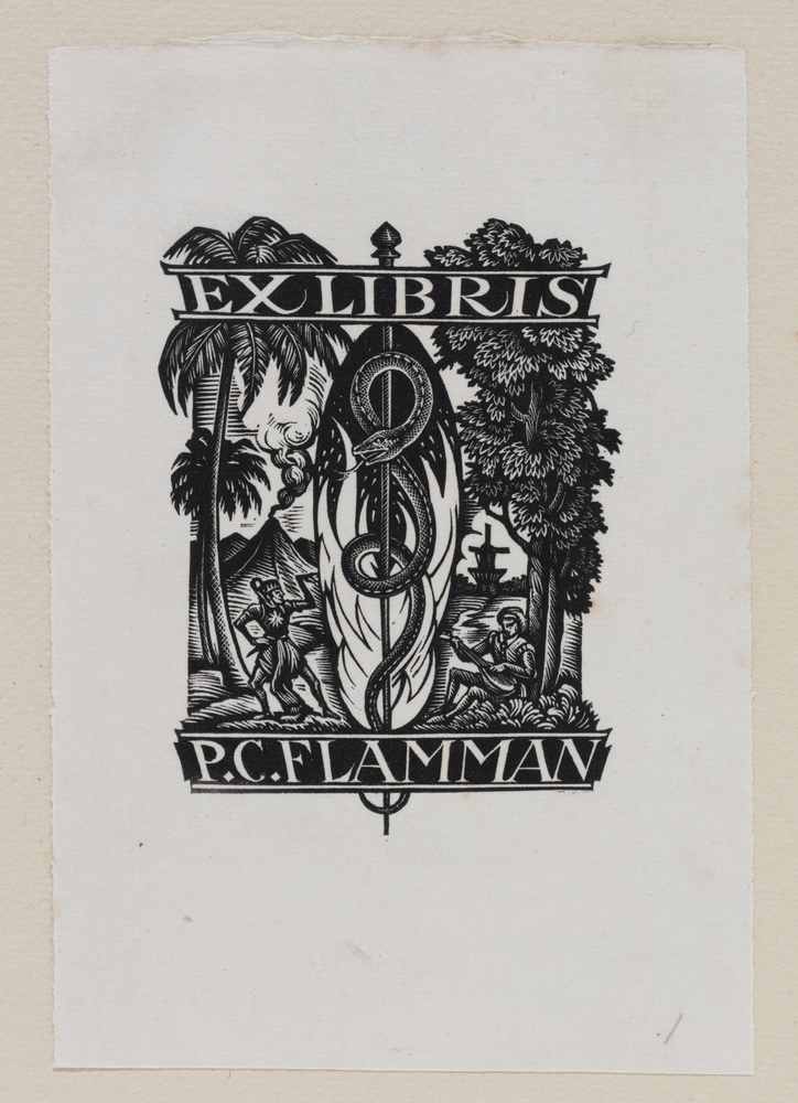Ex-libris P.C. Flamman