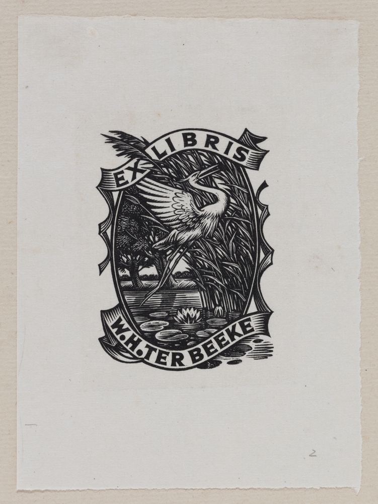Ex-libris W.H. ter Beeke