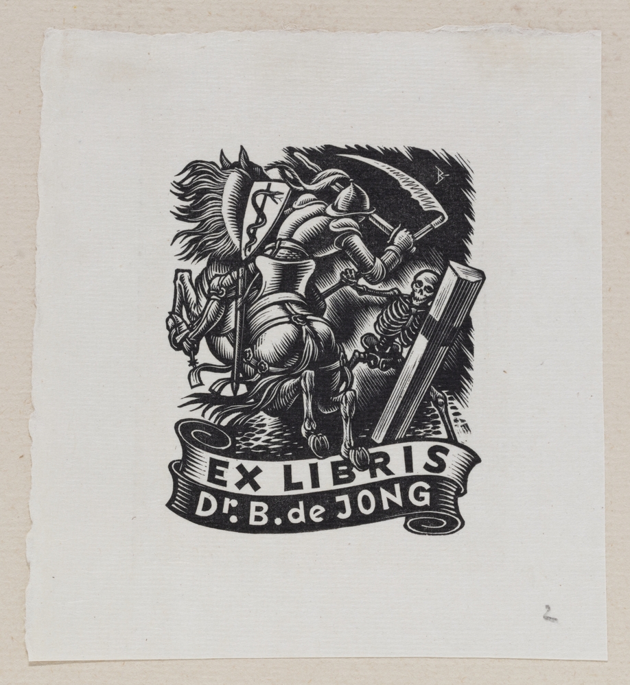 Ex-libris dr B. de Jong