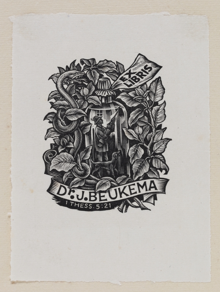 Ex-libris dr J. Beukema