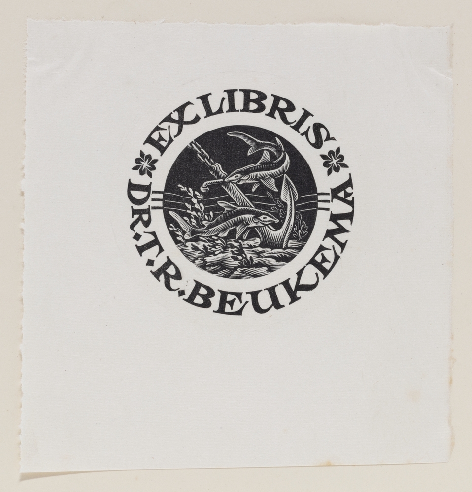 Ex-libris dr T.R. Beukema