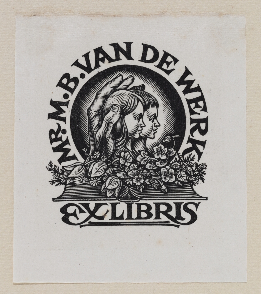 Ex-libris mr M.B. van de Werk