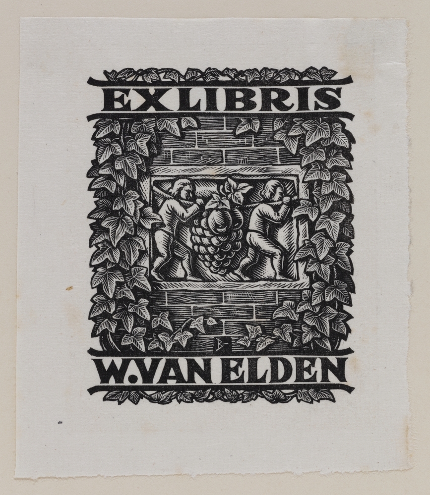 Ex-libris W. van Elden