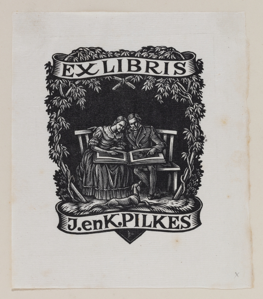 Ex-libris J. en K. Pilkes